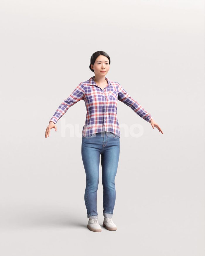 Rigged Plus 083-5324 Woman – Humano 3D – 3d People Collections