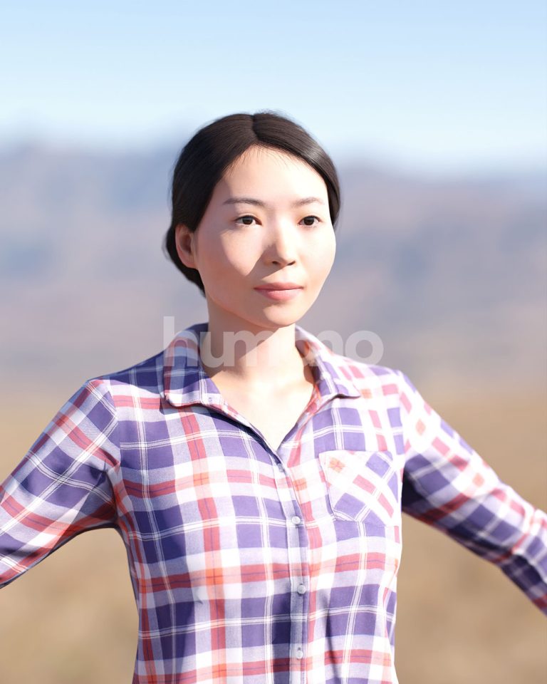 Rigged Plus 083-5324 Woman – Humano 3D – 3d People Collections