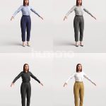 Rigged 045-3745 Woman