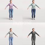 Rigged 083-5324 Woman