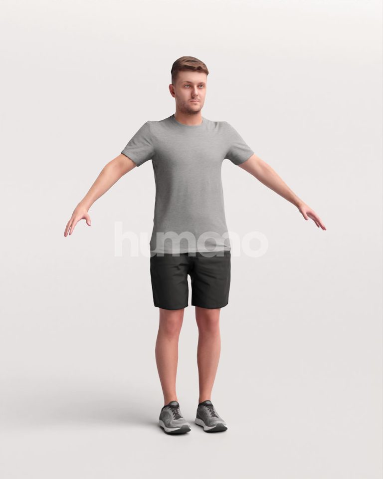 Rigged 034-1869 Man – Humano 3D – 3d People Collections