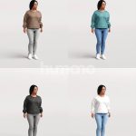 Posed Plus 080-4502-B Woman