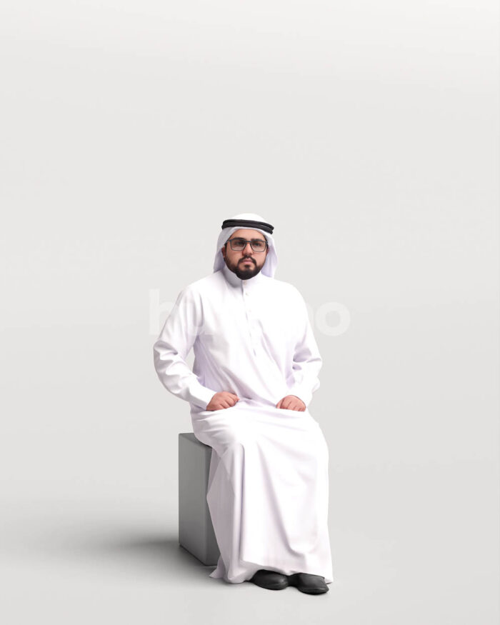 Posed 065-7138 Man Arab