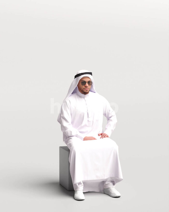 Posed 066-6953 Man Arab