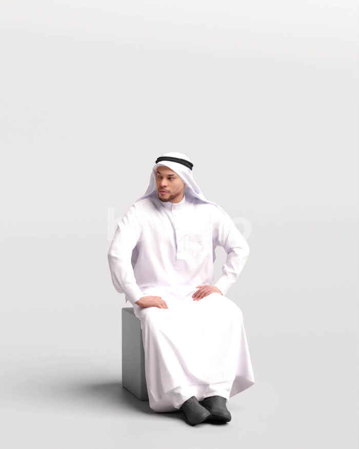 Posed 066-6967 Man Arab