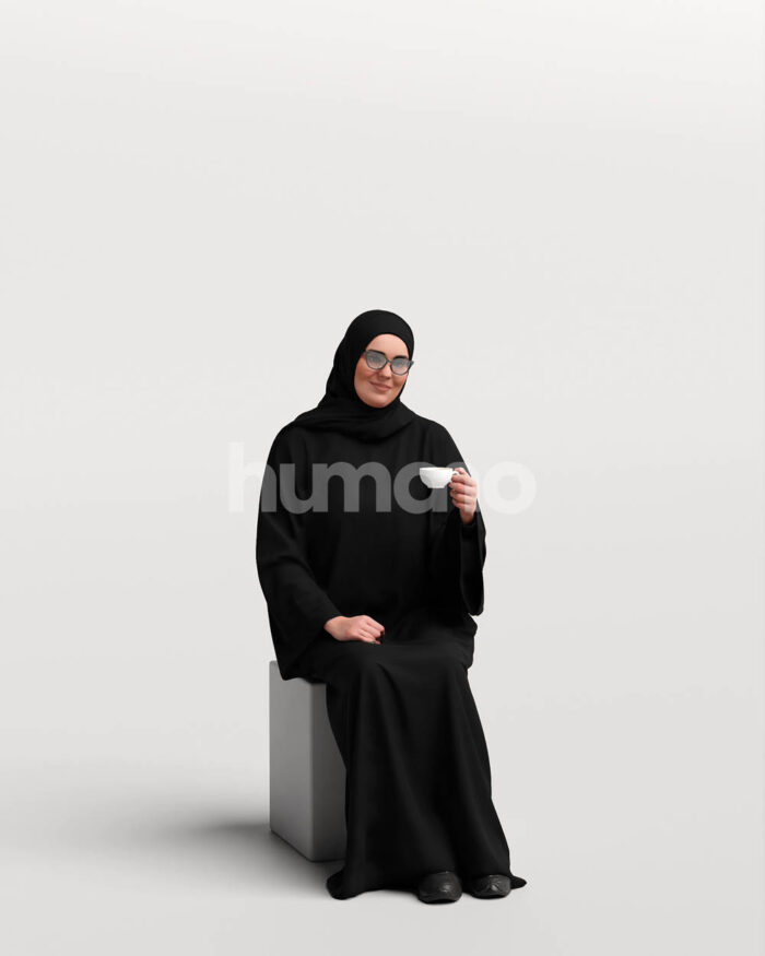 Posed 085-6180 Woman Arab