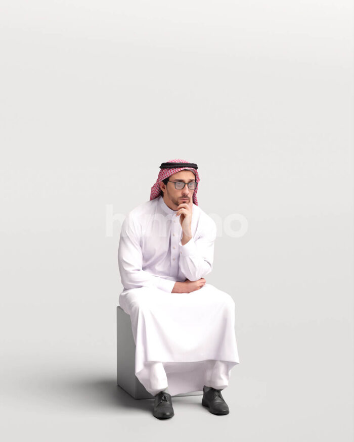Posed 062-6696 Man Arab