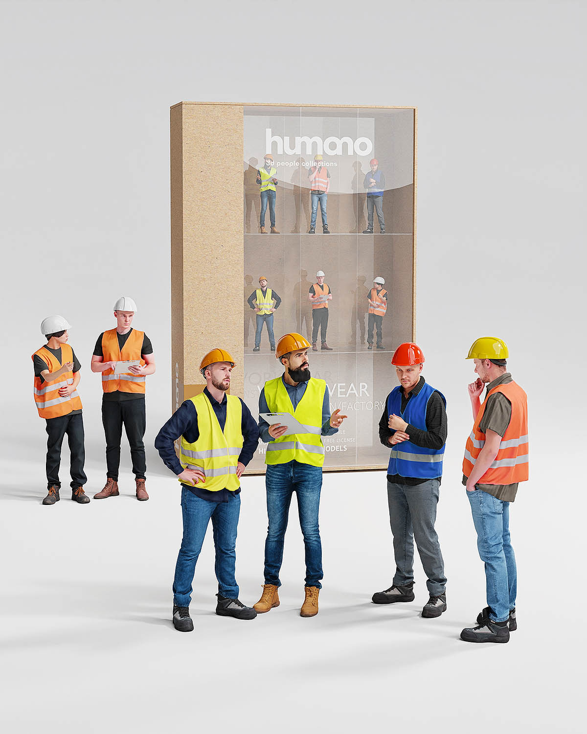 2506 | Workwear – Humano 3D – 3d People Collections