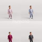 Animated 013-4339 ST4 Kid Standing Talking