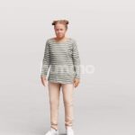 Animated 027-4382 SI2 Girl Standing Idle