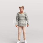 Animated 027-4382 ST4 Girl Standing Talking