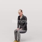 Animated 033-3219 S1 Man Sitting