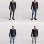 Animated 033-3219 SI4 Man Standing Idle