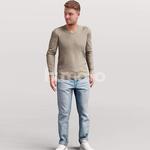 Animated 034-1821 SL2 Man Standing Listening