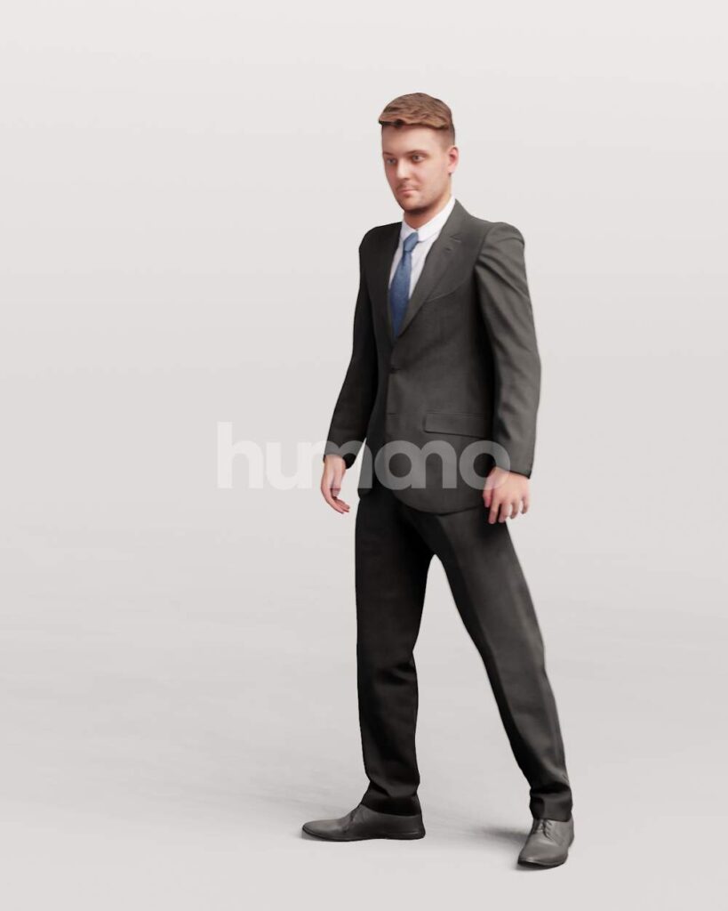 Random Human Moving Animated 034-1873 SM3 Man Moving Around – Humano 3D – 3d People Collections