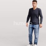 Animated 040-1821 SM3 Man Moving Around