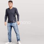 Animated 040-1821 SM3 Man Moving Around