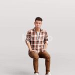 Animated 040-1847 S1 Man Sitting