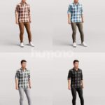 Animated 040-1847 SL3 Man Standing Listening