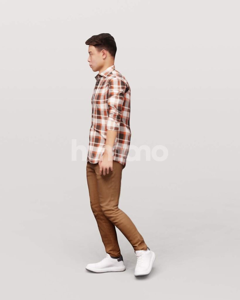 Random Human Moving Animated 040-1847 SM2 Man Moving Around – Humano 3D – 3d People Collections