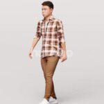 Animated 040-1847 W5 Man Walking