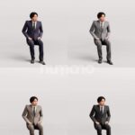 Animated 041-1873 S2 Man Sitting