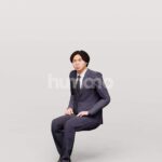 Animated 041-1873 S2 Man Sitting