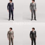 Animated 041-1873 SL2 Man Standing Listening