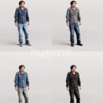 Animated 041-5224 ST5 Man Standing Talking