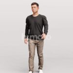 Animated 042-2187 W1 Man Walking