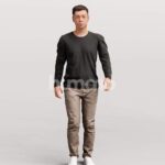 Animated 042-2187 W1 Man Walking