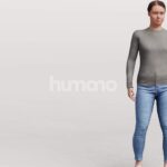 Animated 043-3378 SM1 Woman Moving Around