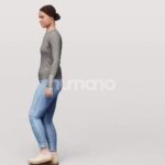 Animated 043-3378 SM1 Woman Moving Around