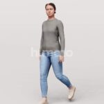 Animated 043-3378 W1 Woman Walking