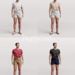 Animated 043-3497 SI2 Woman Standing Idle