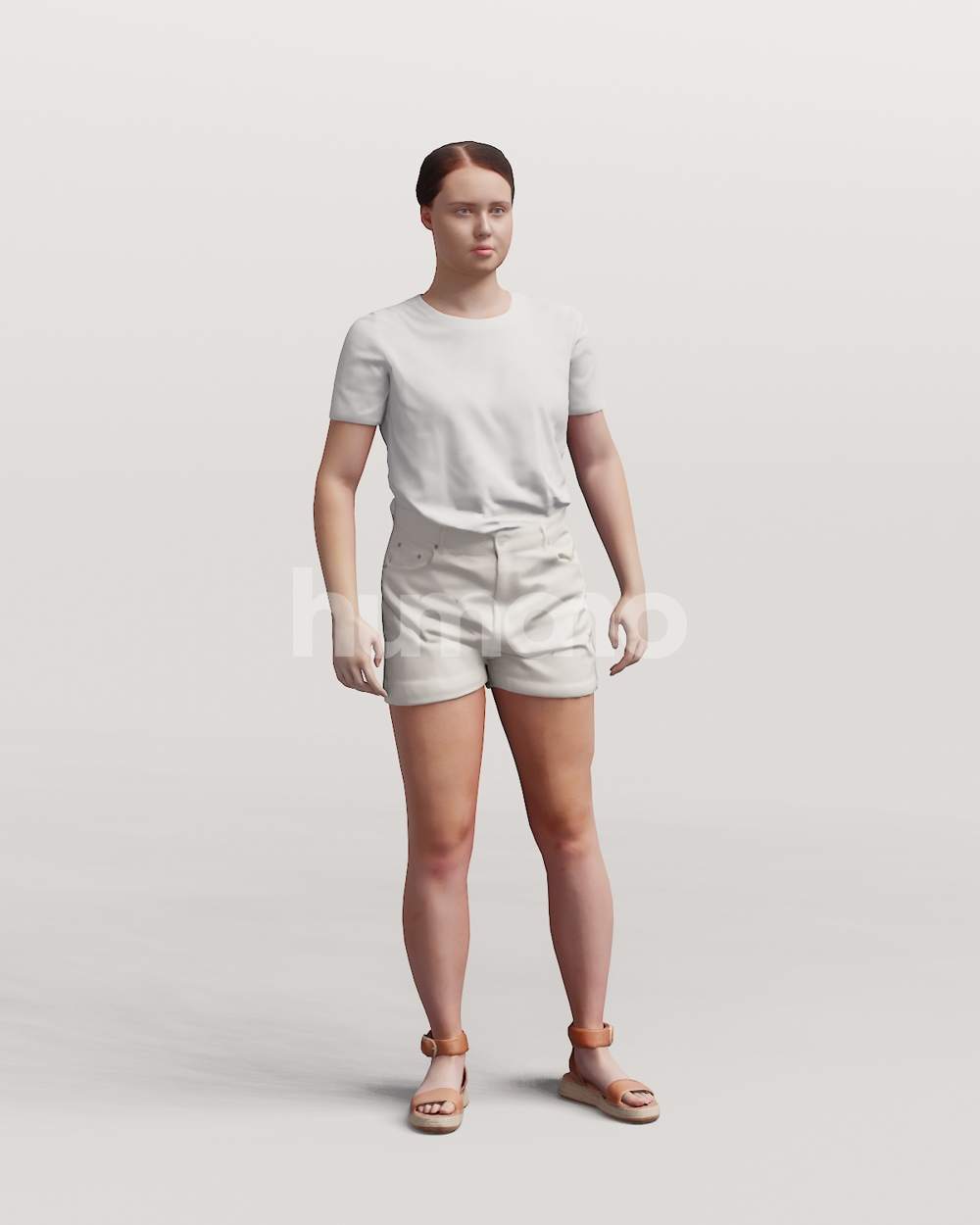Animated 043-3497 SM3 Woman Moving Around – Humano 3D – 3d People ...