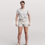 Animated 043-3497 ST4 Woman Standing Talking