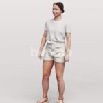 Animated 043-3497 ST4 Woman Standing Talking