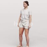 Animated 043-3497 ST4 Woman Standing Talking