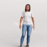 Animated 045-3658 SI4 Woman Standing Idle