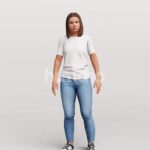 Animated 045-3658 SI4 Woman Standing Idle