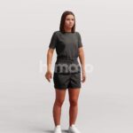 Animated 045-3693 SM1 Woman Moving Around