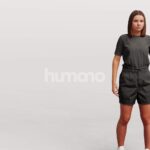 Animated 045-3693 SM1 Woman Moving Around