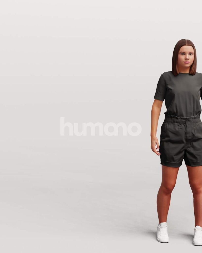 Random Human Moving Animated 045-3693 SM1 Woman Moving Around – Humano 3D – 3d People ...
