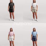 Animated 045-3693 ST2 Woman Standing Talking