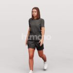 Animated 045-3693 W3 Woman Walking