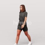 Animated 045-3693 W3 Woman Walking