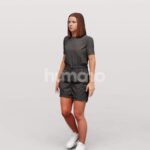 Animated 045-3693 W3 Woman Walking