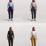 Animated 045-3745 SI2 Woman Standing Idle