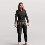 Animated 045-3745 ST4 Woman Standing Talking